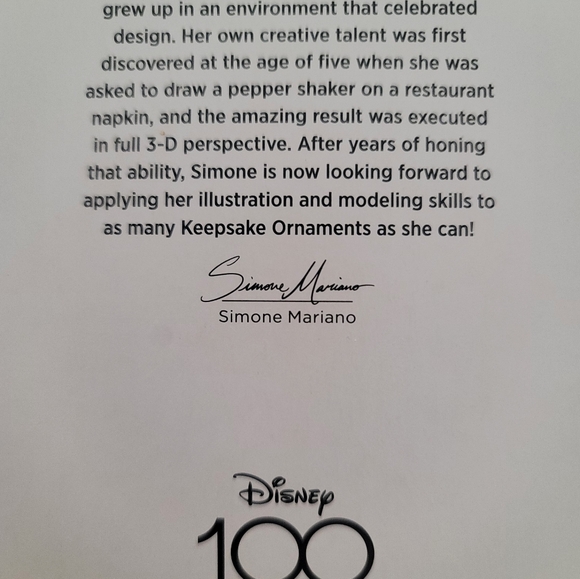 Hallmark Disney Ornaments 100 Years of Wonder Set 4 Classic Characters 2023 NEW - Picture 3 of 4